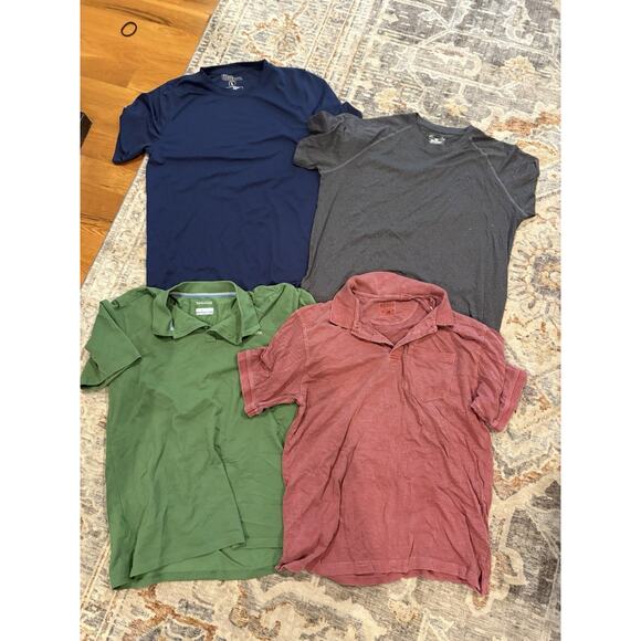 Lot of 21 Men’s Shirts (Polo & T Shirts) Sized Medium - Large, Assorted Brands - Picture 4 of 6
